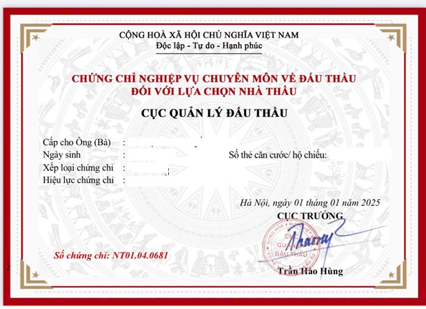 Chuyên Môn Nghiệp Vụ Đấu Thầu